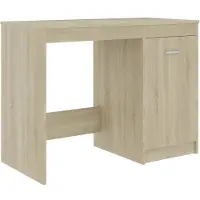 vidaXL Schreibtisch Sonoma-Eiche 100x50x76 cm Holzwerkstoff