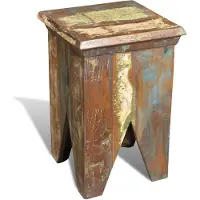 vidaXL Hocker Altholz Massivholz