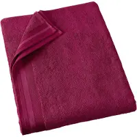 De Witte Lietaer Badehandtuch Contessa Aubergine (100 x 150 cm)