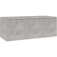 vidaXL TV-Schrank Betongrau 80x34x30 cm Holzwerkstoff
