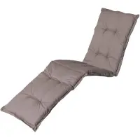 Madison Liegestuhl Kissen Basic Taupe