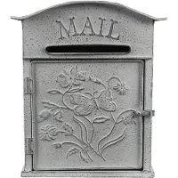 Clayre & Eef Briefkasten in Grau - (B)26 x (H)31 x (T)10 cm - onesize