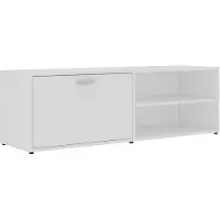 vidaXL TV-Schrank Weiß 120x34x37 cm Holzwerkstoff