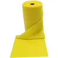 WAYS TOYS Latex Widerstandsband Licht Auf Rolle 15 Cm X 25 M Gelb