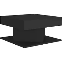 vidaXL Couchtisch Schwarz 57x57x30 cm Holzwerkstoff