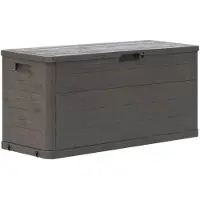 vidaXL Garten-Aufbewahrungsbox 280 L Braun