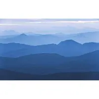 Komar Vliestapete "Blue Mountain" (Breite x Höhe), Vliestapete, 100 cm Bahnbreite