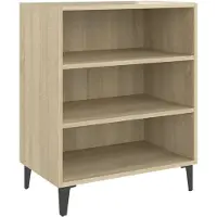 vidaXL Sideboard Sonoma-Eiche 57x35x70 cm Holzwerkstoff