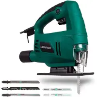 Vonroc Stichsäge - 550W - Schnellwechselsystem - Inkl. 5 Sägeblätter (made in Germany)