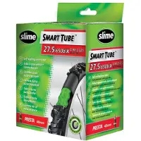 Slime Schlauch mit Presta-Ventil und Pannenschutzflüssigkeit 27.5 x 2.00-2.40