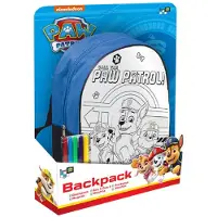 Cilgro DIY Kinder Rucksack mit Stiften, Blau