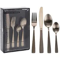 Excellent houseware Gold Cutlery 16 Pcs 16 stk.
