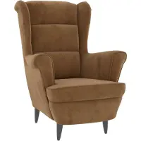 vidaXL Sessel Braun Samt