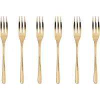 Sambonet Kuchengabeln Taste PVD Gold (6-teilig)