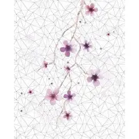 Komar Vliestapete "Digitaldruck Vlies - Cherry Tree - Größe 200 x 250 cm" bedruckt glatt Wohnzimmer, Schlafzimmer