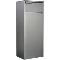 Allux Paketbriefkasten 800 Parcel RS, anthrazit, 39 x 98 x 28 cm, Rukoschloss, Entnahme hinten