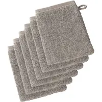 De Witte Lietaer Waschlappen Imagine Taupe (6er Set)
