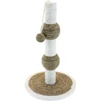Happy pet Kratzbaum First Darwin 30 x 30 x 49 cm Sisal weiß/braun