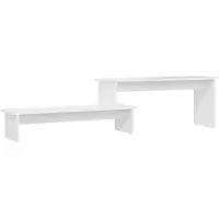 vidaXL TV-Schrank Weiß 180x30x43 cm Holzwerkstoff