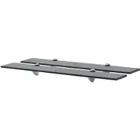 vidaXL Schweberegale 2 Stk. Glas 70x20 cm 8 mm