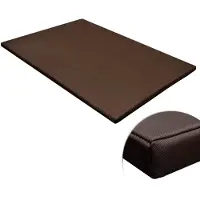 vidaXL Hundematte Flach Rechteckig Braun L