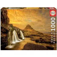 Educa Puzzle 9217971 - Kirkjufellsfoss Waterfall - 1000 Teile Puzzle
