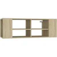 vidaXL TV-Wandschrank Sonoma-Eiche 102x35x35 cm Holzwerkstoff