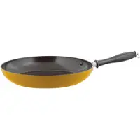 Sambonet 1965 Vintage Quarzo Nero, Rund, Allzweckpfanne, Gelb, Aluminium, 3,4 l, Edelstahl
