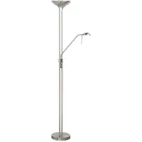 Highlight Klassische Leselampe Luna nickel Ø 26cm