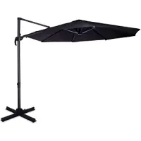 Vonroc Premium Sonnenschirm Ampelschirm Balkon - Neigbar, Rund, 300X