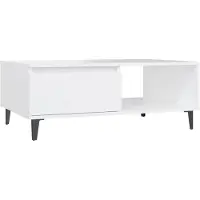 vidaXL Couchtisch Weiß 90x60x35 cm Holzwerkstoff