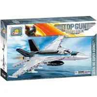COBI 5805 Top Gun F/A-18E Super Hornet Limited Edition 1:48 Maßstab Bausatz mit Displayständer, 570 Teile