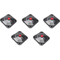 vidaXL 5er Set Solar Pool Heizung 735 W