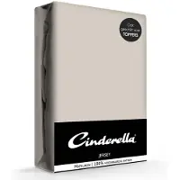 Cinderella Spannbettlaken Taupe (Jersey)-70 x 200 cm