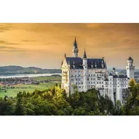 Papermoon Vlies- Fototapete Digitaldruck 350 x 260 cm Neuschwanstein Castle GLO769559135