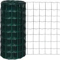 vidaXL Gartenzaun Maschendraht 10 x 0,8 m 100 x100 mm Maschenweite