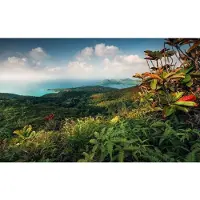 Overig Vliestapete "Digitaldruck Vlies - Heavens Balcony - Größe 450 x 280 cm" bedruckt glatt Wohnzimmer, Schlafzimmer