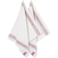 De Witte Lietaer Gläsertuch Dish Rot (2er Set)