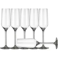 Royal Leerdam Champagner Glaser/Floten Carre - 6x Stuck - 220 ml