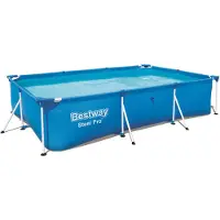Bestway Steel Pro Swimming Pool mit Stahlrahmen 300x201x66 cm 56404