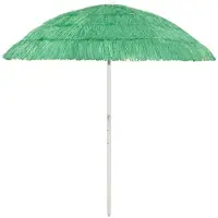 vidaXL Sonnenschirm Hawaii Grün 240 cm