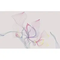 Komar Vliestapete "Digitaldruck Vlies - Spring Leaves - Größe 400 x 250 cm" bedruckt glatt Wohnzimmer, Schlafzimmer