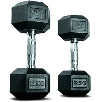 Matchu Sports - Hanteln Hexagon Set 12,5 kg Dumbbell Kurzhantelset 2 St