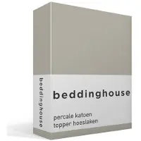 Beddinghouse Topper Spannbettlaken Sand (Percal)-180 x 200 cm