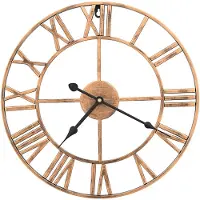 vidaXL Wanduhr Metall 40 cm Golden