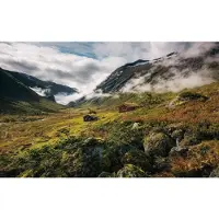 Overig Vliestapete "Digitaldruck Vlies - Pure Norway - Größe 450 x 280 cm" bedruckt glatt Wohnzimmer, Schlafzimmer