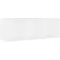 vidaXL TV-Schrank Weiß 107x35x37 cm Holzwerkstoff
