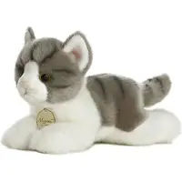 Aurora Schmusekatze Mini Yoni grau/weiß 20 cm
