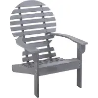 vidaXL Adirondack-Stuhl Massivholz Akazie Grau
