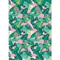 Komar Vliestapete "Digitaldruck Vlies - Minnie Tropical - Größe 200 x 280 cm" bedruckt glatt Kinderzimmer